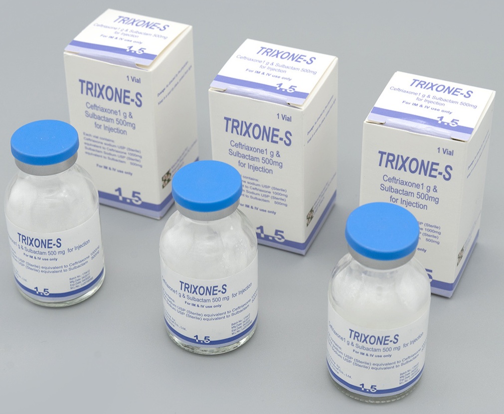 Ceftriaxone + Salbactum Injection( Trixone-S)